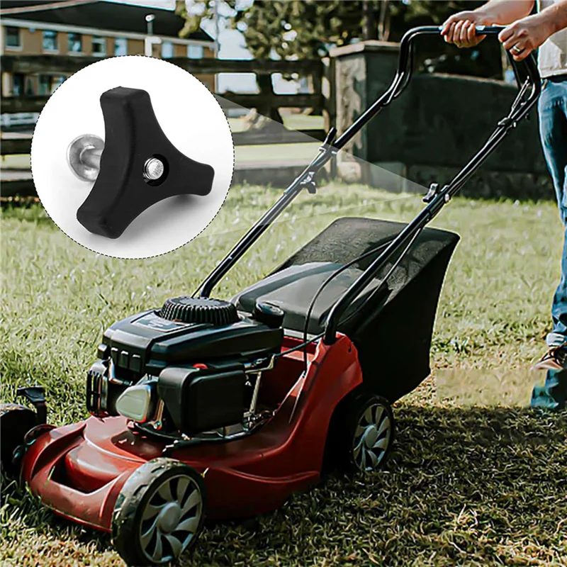 

A98E-16 комплектов болтов для ручки газонокосилки, треугольная ручка, гайка, болт, барашковая гайка для ручки газонокосилки, универсальная крепежная гайка