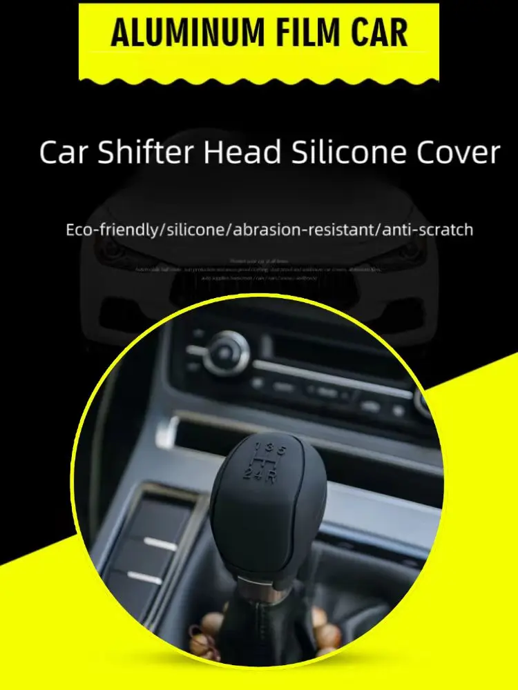 Car Silicone Gear Cover Anti-slip and Wear-resistant Ford Gear Cover Shifter Cover Car Gear Cover Gear Shift Cover Gear Knob Cov image 6