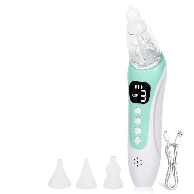Baby Nose Cleaner Silicone Adjustable Suction Electric Child Nasal Aspirator Safety Convenient Low Noise-SPMI