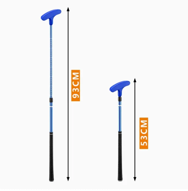 Golfputters voor mannen en vrouwen Tweeweg kinderputter Minigolfputter voor recht- of linkshandige golfers Golfputt met verstelbare lengte