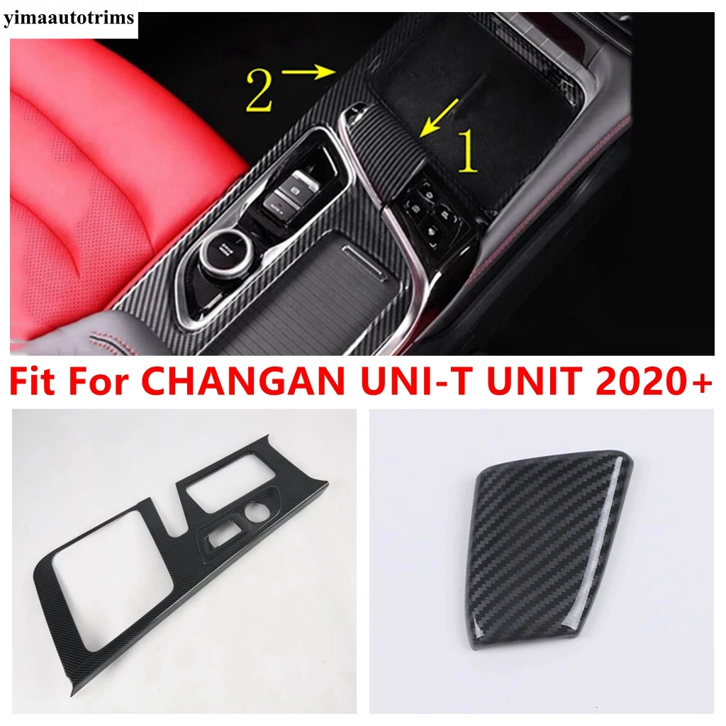 

Car Central Control Gear Shift Panel Decorative Frame Sticker Cover Trim Interior Accessories For CHANGAN UNI-T UNIT 2020 - 2024