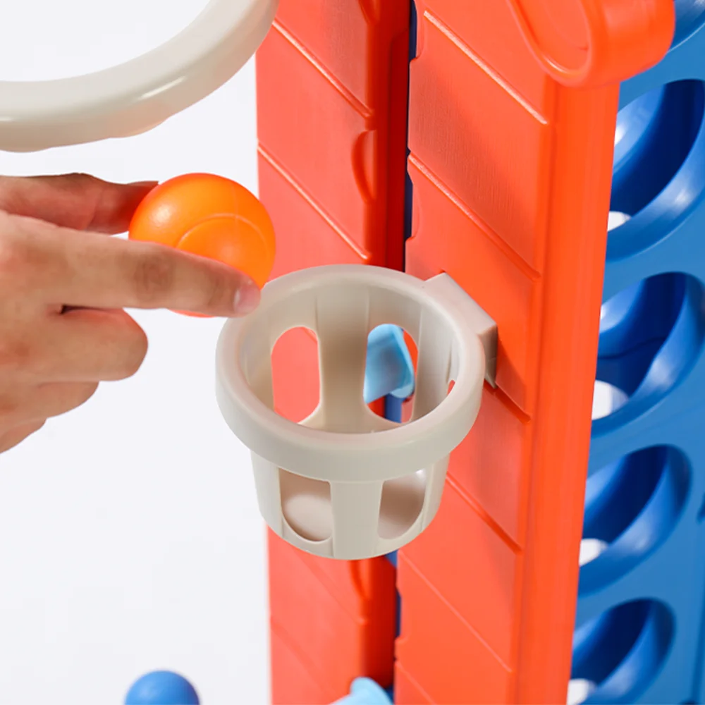 Set da gioco gigante 4-to-Score: borsa a rete, Jumbo Connect4, canestro da basket, lancio ad anelli, golf, bambini e adulti per interni/esterni (spese, non, l