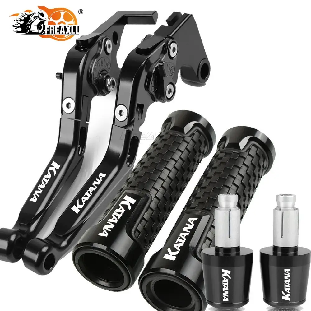 Motorcycles Brake Clutch Levers Handlebar Hand Grips ends For SUZUKI KATANA GSX 600F GSX600F 1989 1990 1991 1992 1993-2007 2006