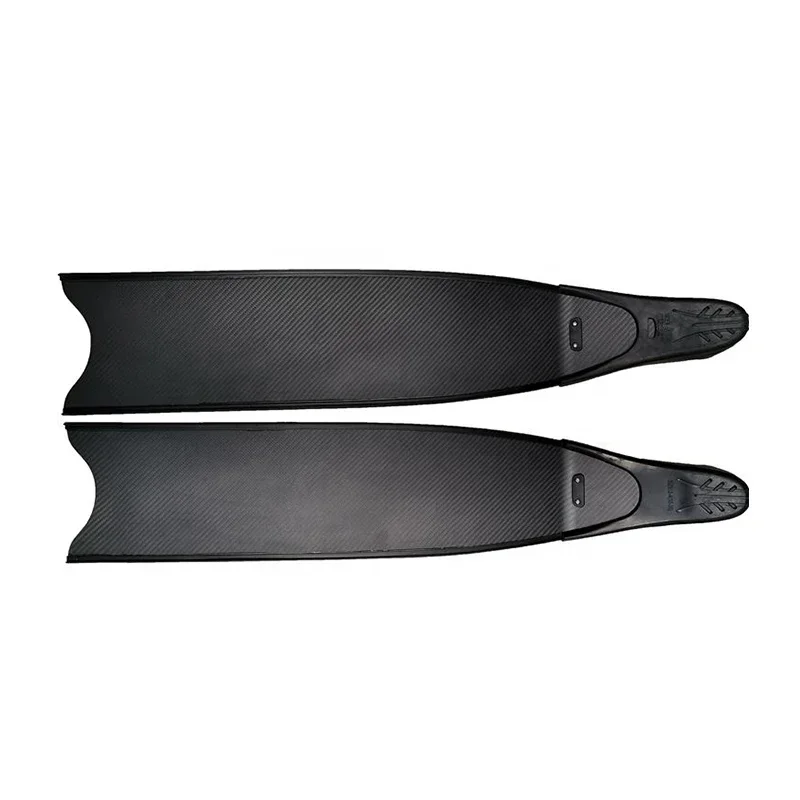 Professional 100 Percent Carbon Fiber Long Diving Fins Freediving Open Water Swimming Training Flippers