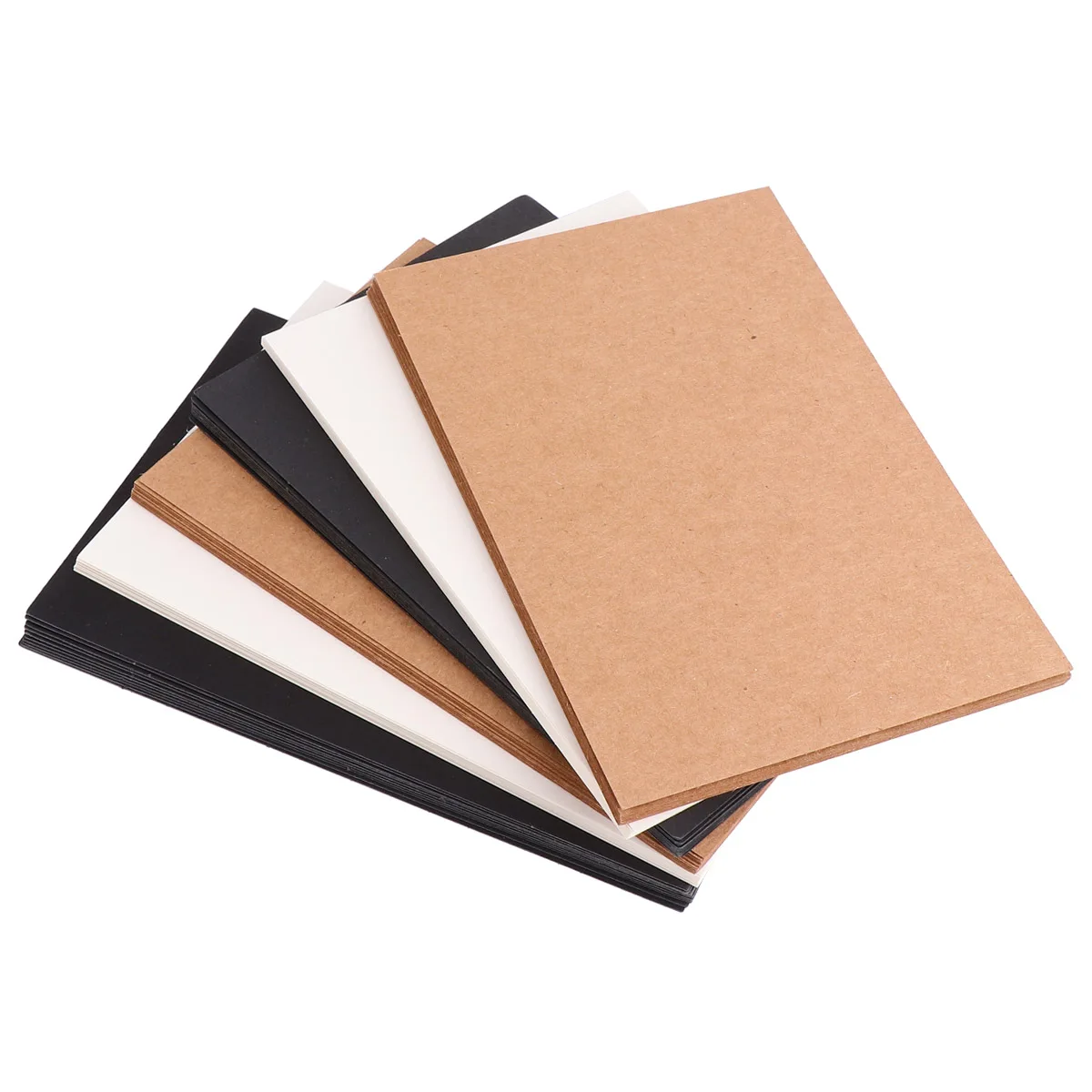 

Blank Hand-painted Card Greeting DIY Writing Kraft Cards Christmas Message Gift Handwriting for Party