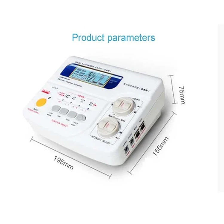 Electrical Pulse Electrotherapy Muscle Stimulator Back Pain Relief Massage Device with Adjustable Time Settings
