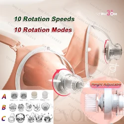 WILDONE Nipple Stimulation Sucker Nipple Licking Vibrator 10 Mode Rotating Breast Enlargement Masturbation Chest Massage Sex Toy