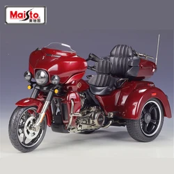 Maisto-motocicleta Harley Davidson 2021 CVO Tri Glide, modelo de motocicleta clásica de aleación, Diecast Leisure Street, regalos para niños, 1:12