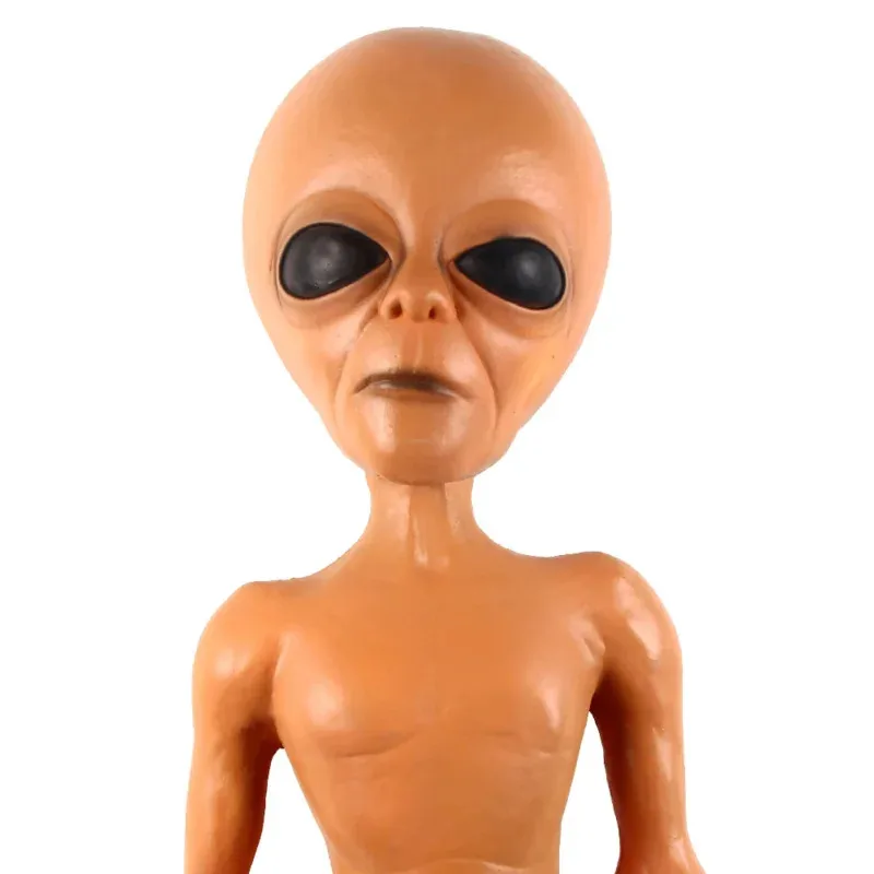 Lil Mayo muñeca alienígena Horror Halloween Casa Encantada vestir regalo de vacaciones relleno de espuma látex Prop 100CM ged