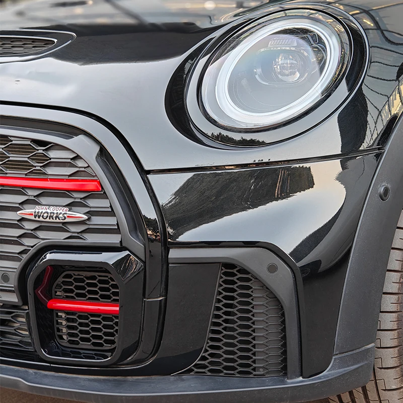 Brand New Racing Style New ABS Material Decorations Bumper Duct Fins Side Mesh For Mini Cooper 2LCI JCW F55 F56 F57