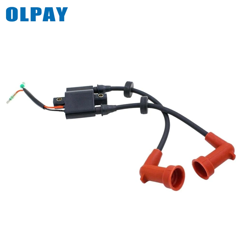 Ignition Coil Assy 6F6-85530-01 For Yamaha Outboard Engine 2 Stroke 40HP E40G E40J 6F6-85530 Boat Motor