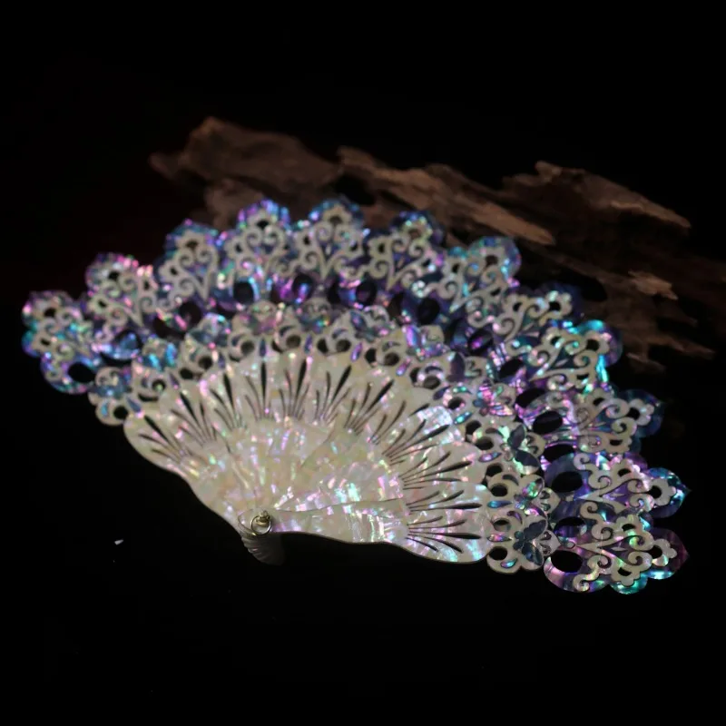 Photo Artifact Intangible Cultural Heritage Snail, Handmade Gifts, Handmade Material Packs, Imitation Western Antique Fans