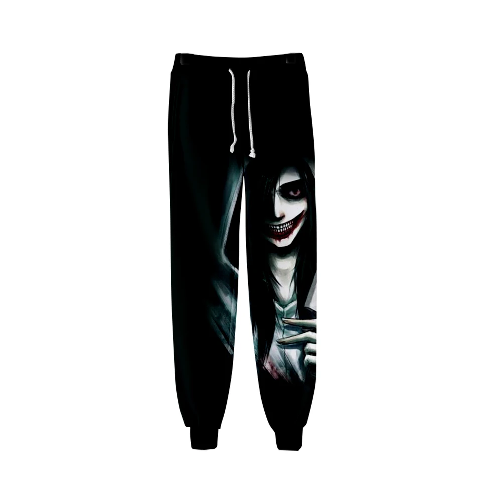 3D Harajuku style Jeff The Killer 3D Casual Pants Men Fitness Workout Pants Sweatpants Smalls Trousers Jogger Pants