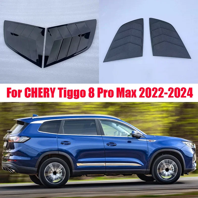 

For CHERY Tiggo 8 Pro Max Tiggo 8 2021 2022 2023 2024 Exterior rear window triangular louver decorative frame