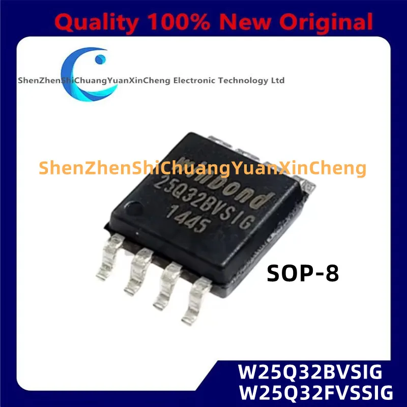(10piece)100% New W25Q32BVSIG 25Q32BVSIG W25Q32FVSIG W25Q32FVSSIG 25Q32FVSIG W25Q32 sop-8 Chipset