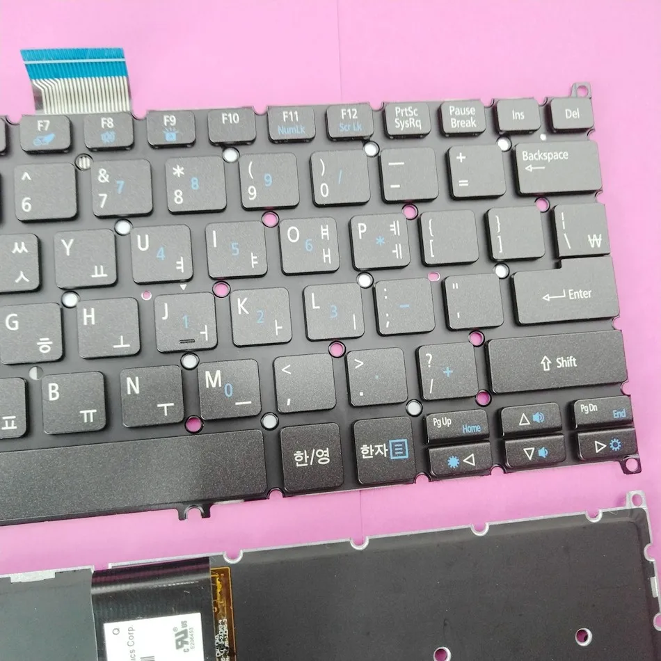 Korean Backlit Laptop Keyboard For Acer V5-122 122P V5-132 132P V13 V3-371 E11 E3-112 E3-111 KR Layout