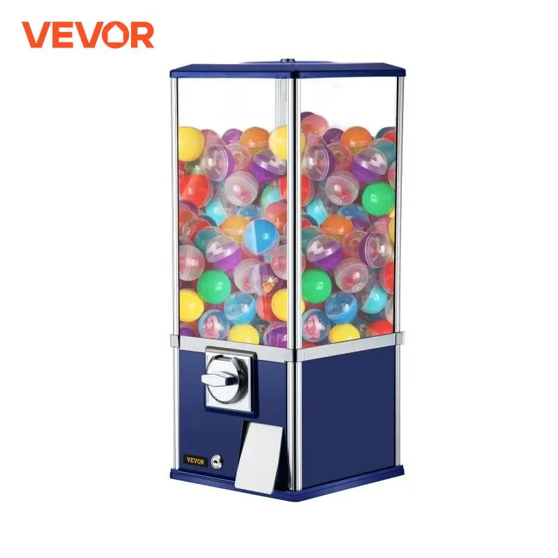 VEVOR 25.2 In Gumball Dispenser Height Candy Machine Huge Load Capacity Vintage Style for Game Retail Stores Commercial Home Use