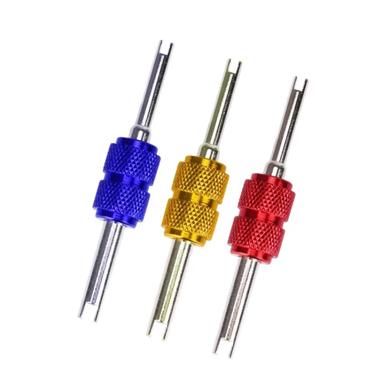 Double End Installation Tool Valve Core Disassembly Screwdriver Automotive Air Conditioning Valve Core Wrench