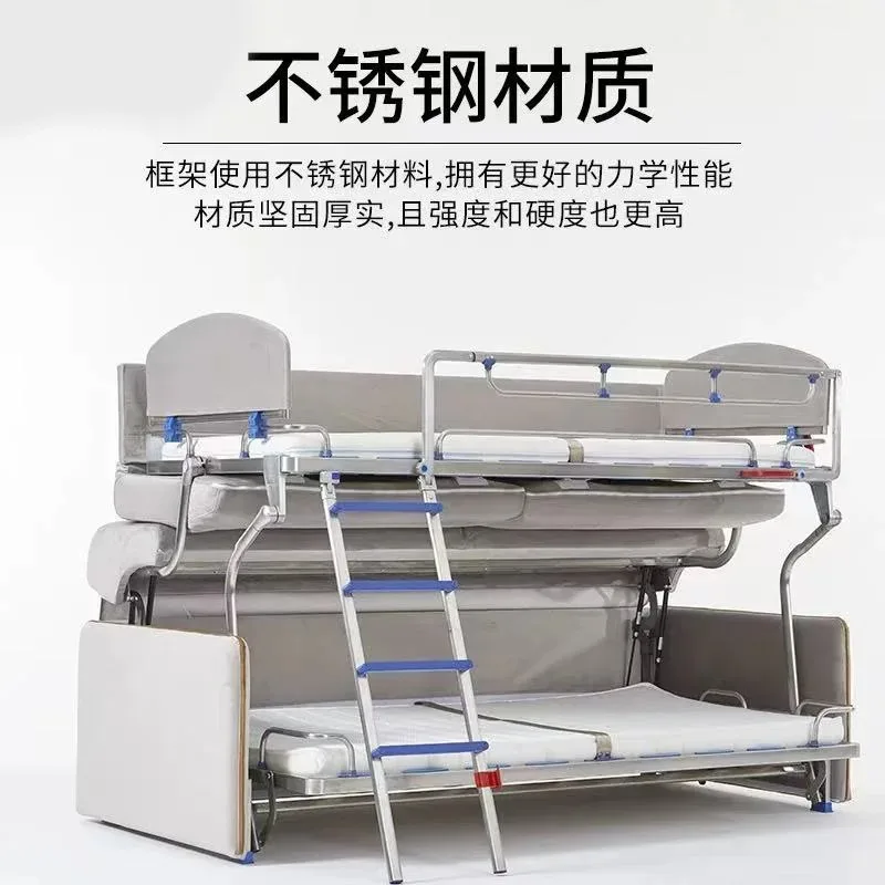 

[2026] Hot Sale Flip Folding Bed Small Apartment Living Room Dual-purpose Multi-functional Sofa Study Bedroom Up And Down