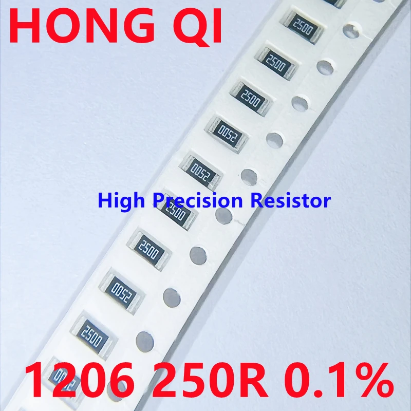 20PCS 0805 Chip Resistor 49.9R 50R 250R 500R 5K 50K 500K ±0.1% 25PPM SMD Resistor Electronic Components