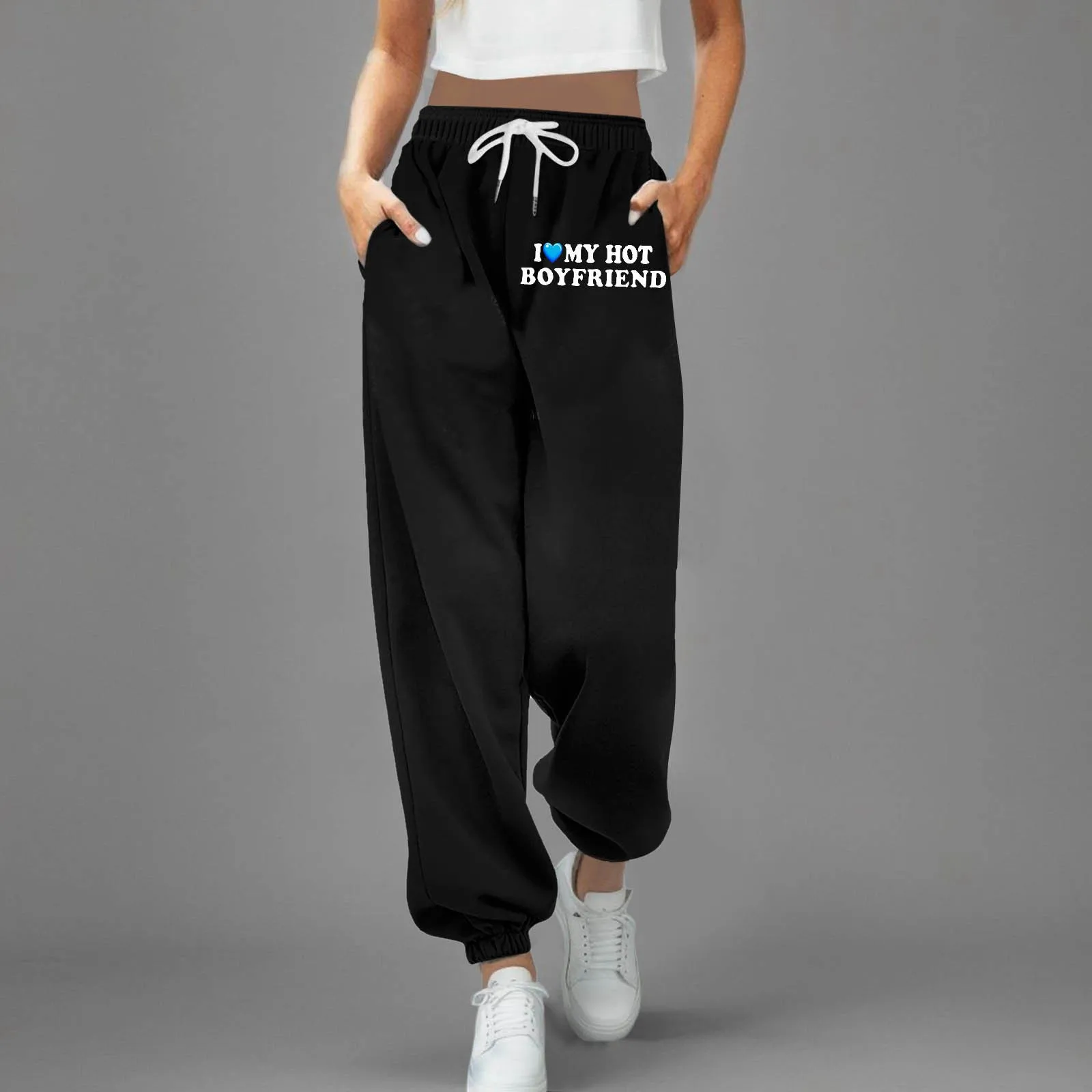 

Ladies' Sport And Leisure Sweatpants With Letter Printing For Autumn And Winter Pants for Teens Women's Clothes