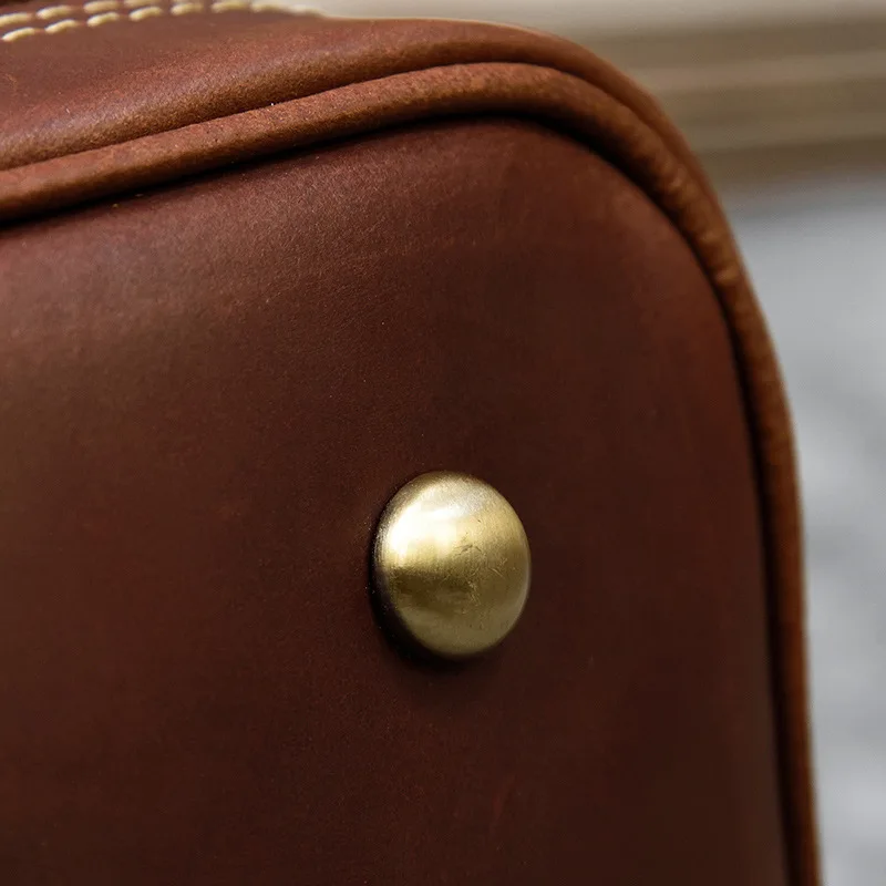 حقيبة يد نسائية حقائب مكياج رجل ريترو حقائب سفر تخزين حقائب جلدية Maletín MHGWB #3