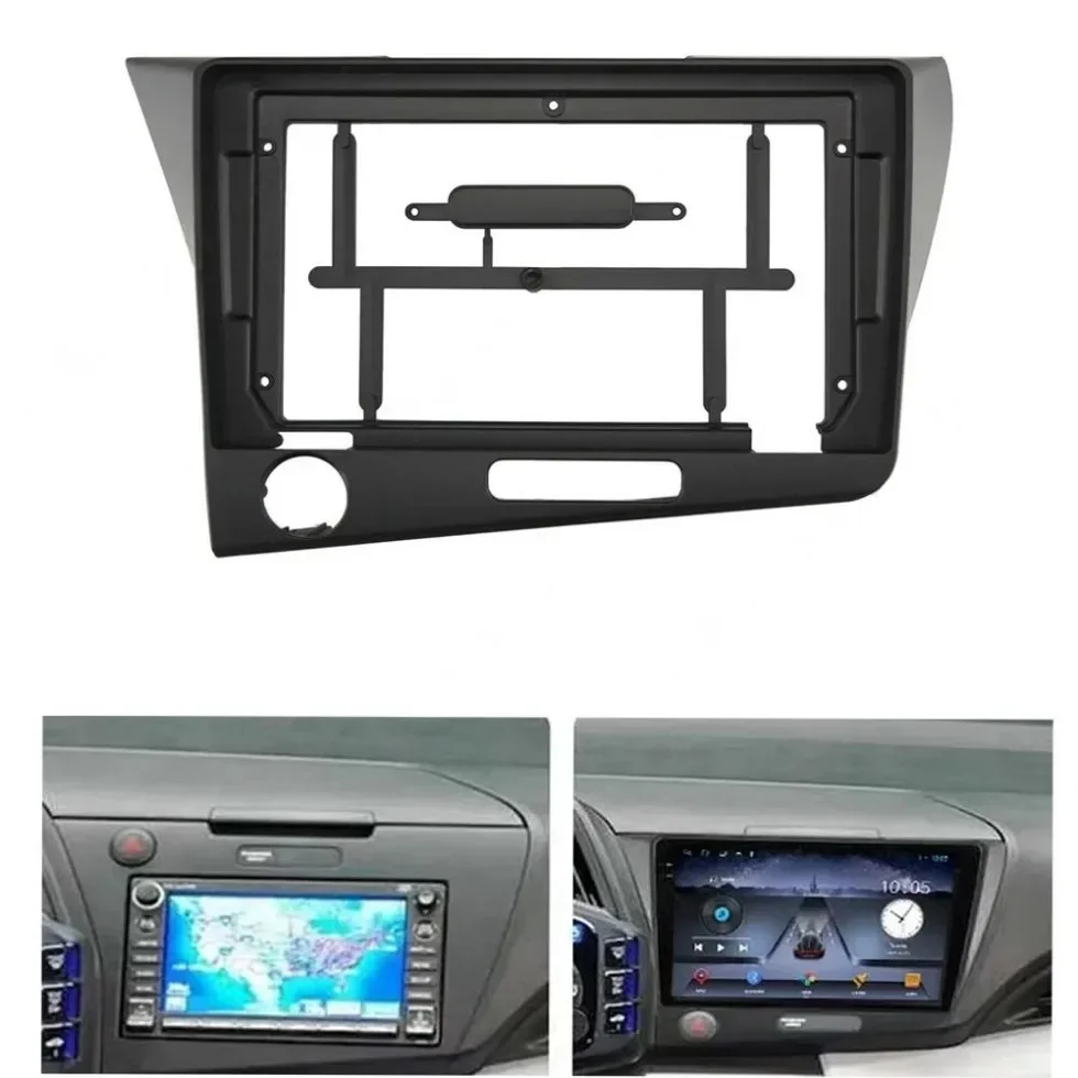 9 Inches For Honda CRZ CR-Z 2010-2015 Android Screen Dask Car MP5 Player Stereo Radio Frame Fascias Cable Navigation Panel Kit