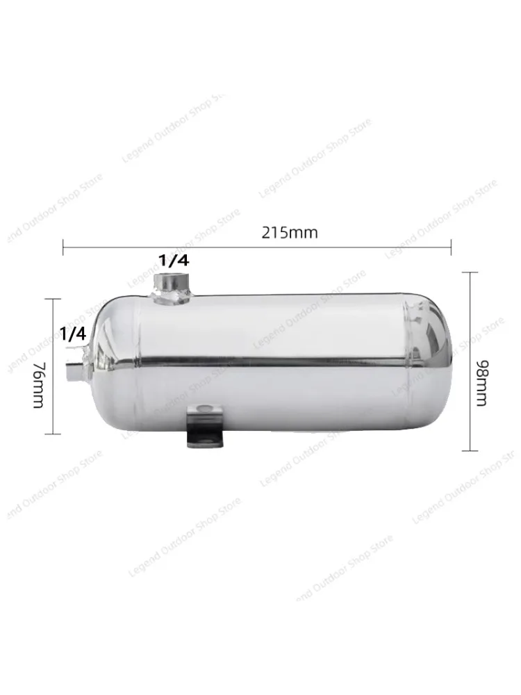 AliExpress NONE 2 Gallon Air Compressor Gas Tank Pressure Tank G1/4 Stainless Steel Vacuum Buffer