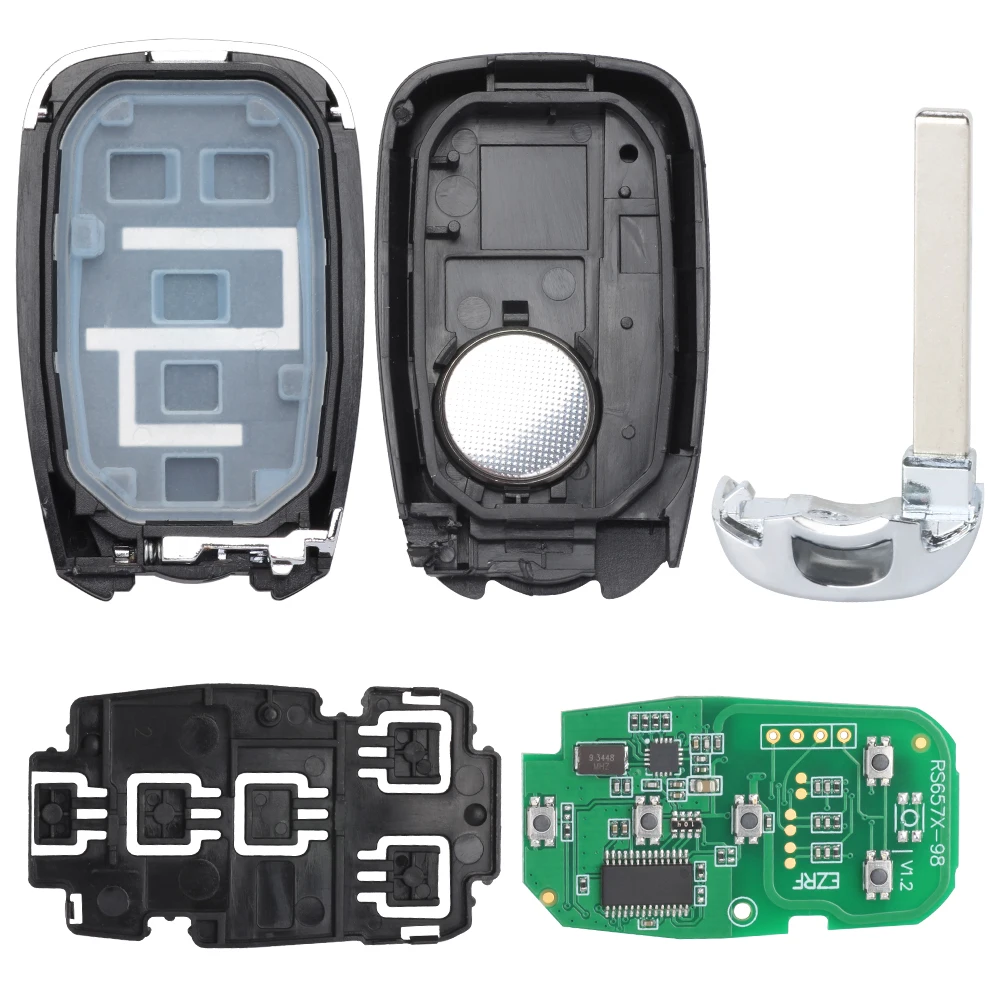 HYQ4ES HYQ4EA for Chevrolet Camaro Malibu Equinox Traverse Blazer Trailblazer 2016-2023 Smart Proximity Key Fob 433MHz ID46