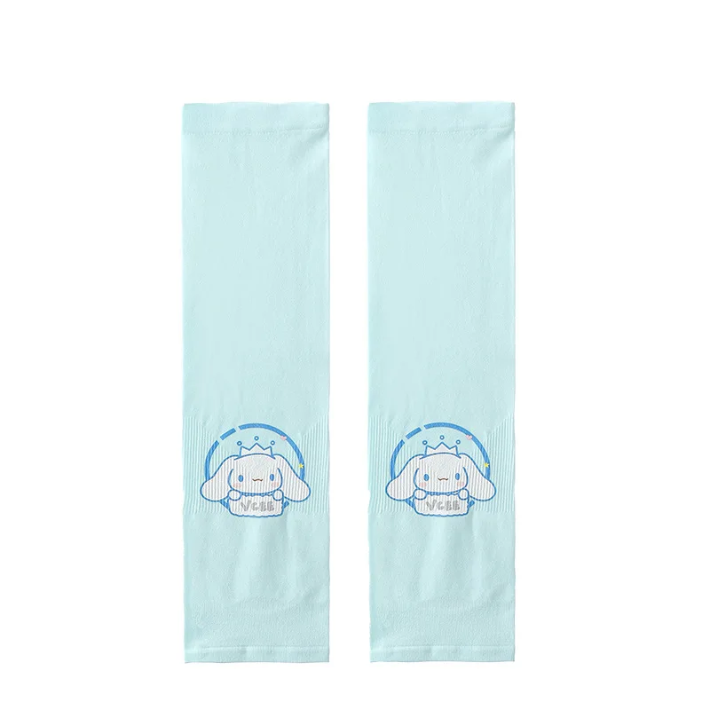 2025 Sanrio Ice Sleeve Kawaii Miniso Mymelody Kuromi Japanese Summer Cartoon Outdoor Uv Protection Sunscreen Sleeve