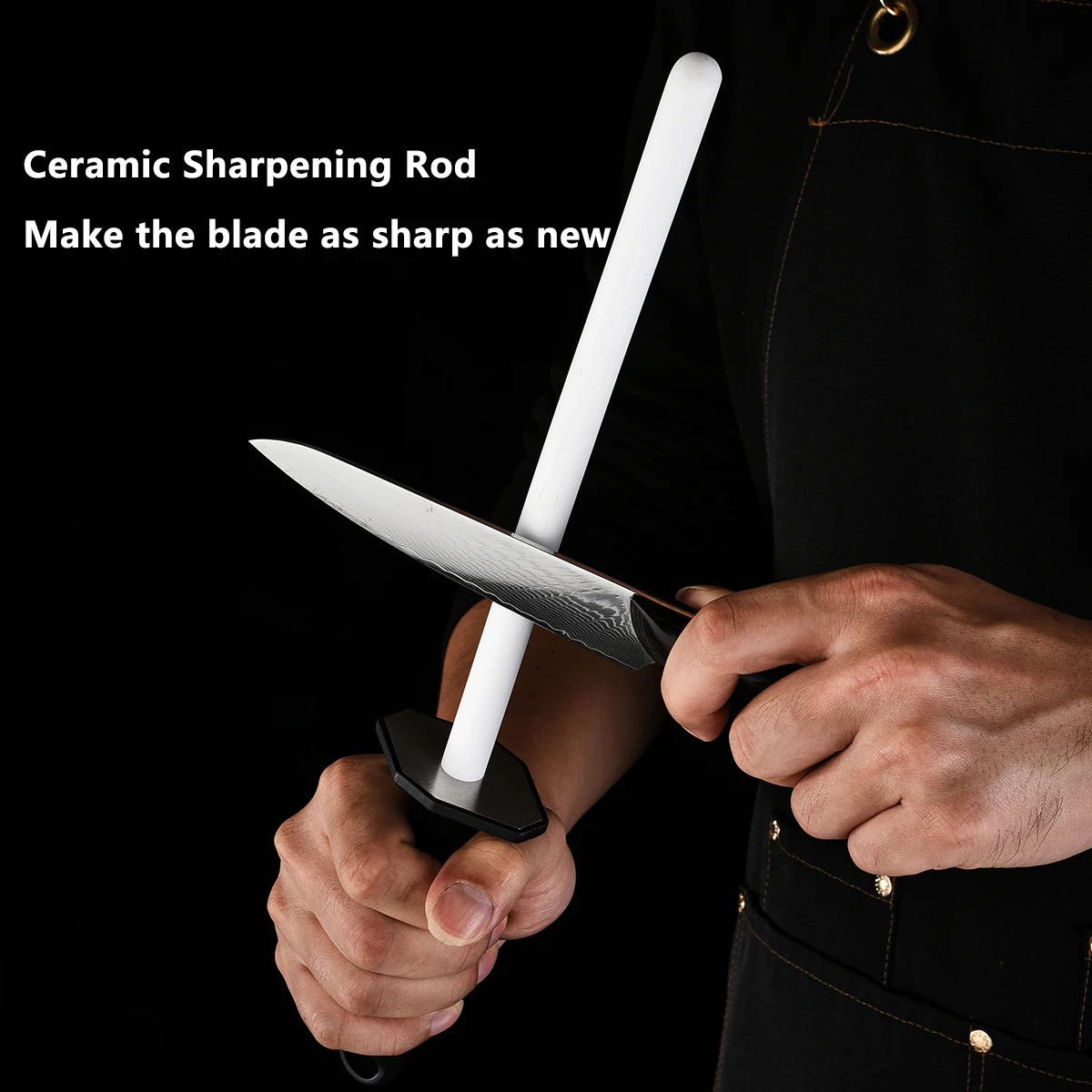 Knife Sharpening Rod Ceramic Knife Sharpener Sharpening Steel Quickly Sharpening System Professional Kitchen Tool
