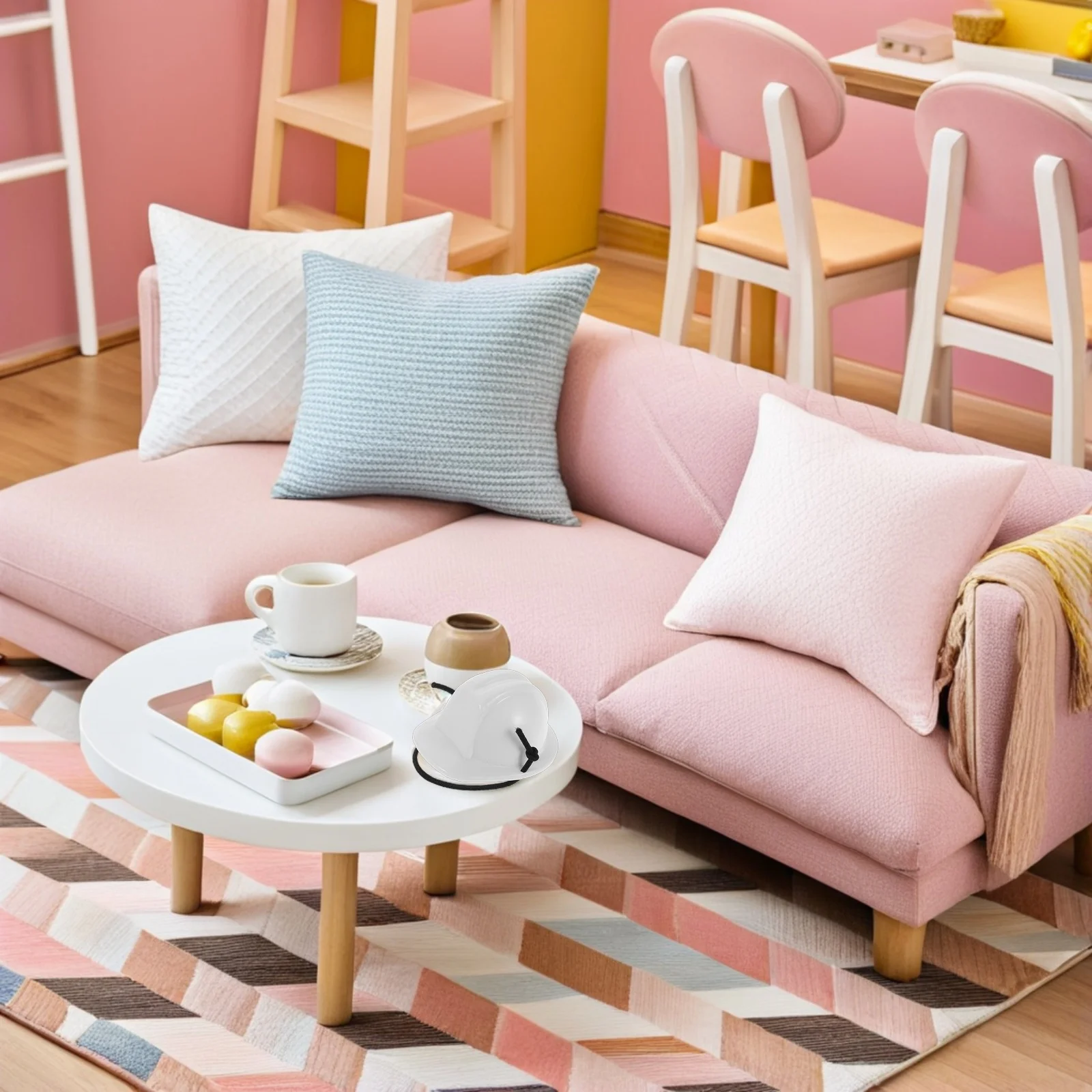 

4Pcs Mini Pet Safety Helmets Spring Strap Lightweight Construction Hats Custom Fit Small Pets Outdoor Headgear