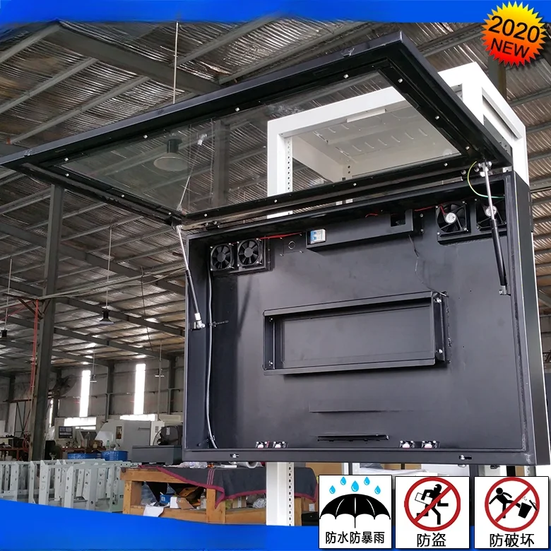 Outdoor waterproof, anti-theft, moisture-proof, rain-proof and anti-condensation, billboard LED player, iron case