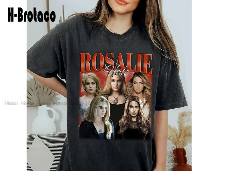 Rosalie Hale Shirt Twilight Saga Tee Vintage Fan Birthday Gift Christmas t shirt for men Custom Gift Xs-5Xl Streetwear