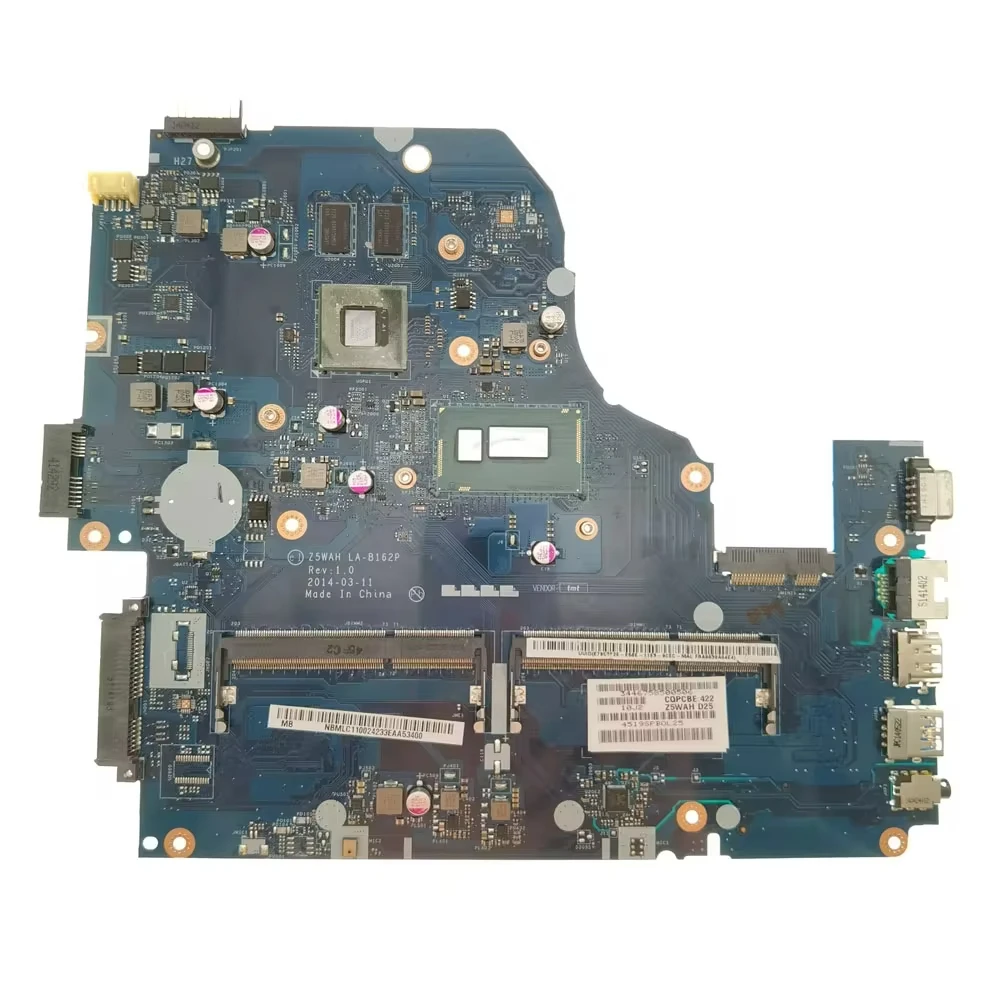 Imagem -06 - Placa-mãe do Portátil para Acer Aspire Z5wah La-b162p E5571g V3-572g E1-572g E1-572g i3 i5 I74th Gen Cpu Gt840m Gt820m Ddr3