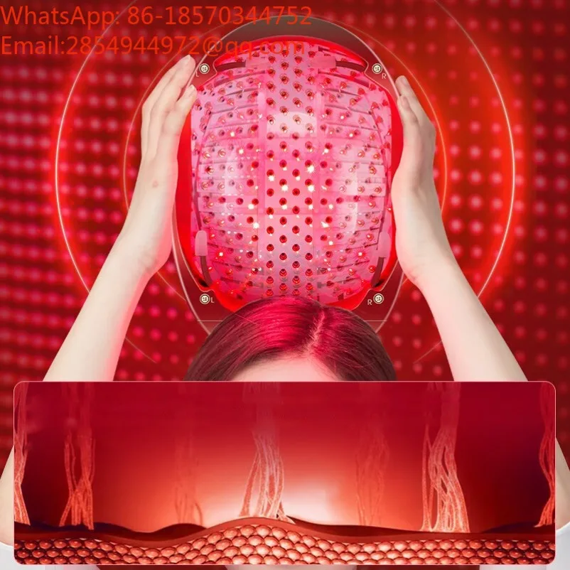 Low Energy Hair Growth Instrument, Anti-loss Thick Hair Care Cap, Scalp Care Fixed Hair Growth Wearable Device