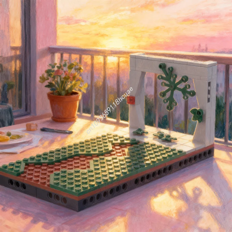 

121pcs MOC Abandoned Endor Base Diorama Star Battle Model Building Blocks Architecture Christmas Gift Education Toys Idea Kids