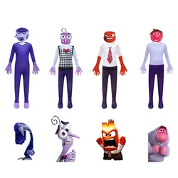 2024 New Kids Cosplay Inside Out 2 Ennui Fear Anger and Gaga Jumpsuit Suit Anime Cosplay Costume Carnival Halloween Costumes