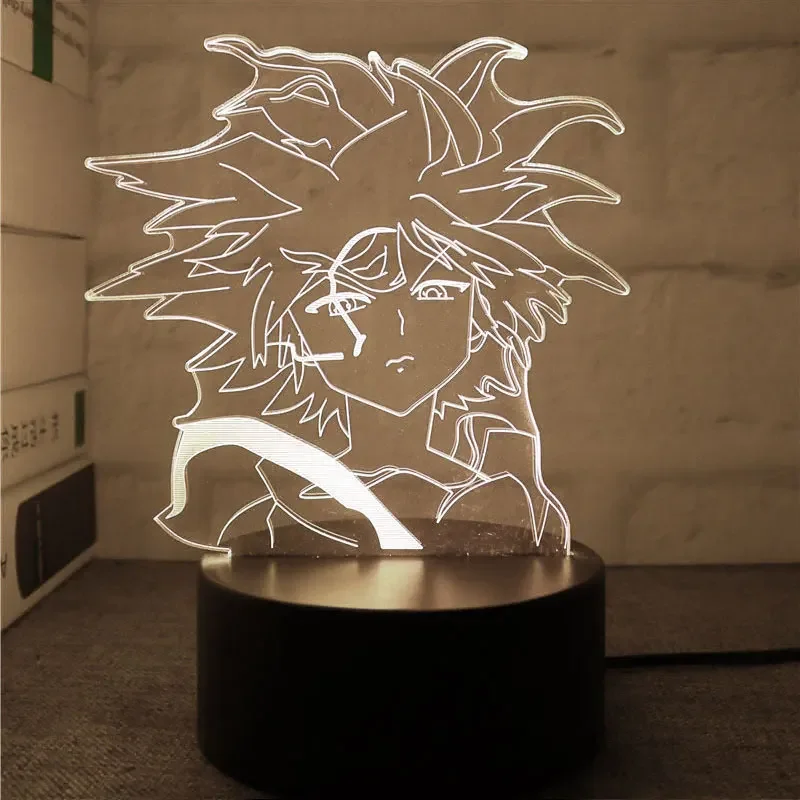 Hunter X Hunter Hisoka Lamp Killua and Gon Led Night Light for Kids Bedroom Decor table light Christmas Gift Acrylic 3d Lamp