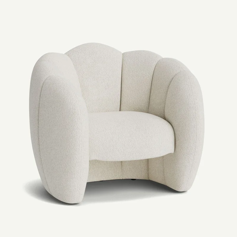 

Nordic designer fabric single seat circle velvet living room wabi wind villa soft sofa pumpkin chair