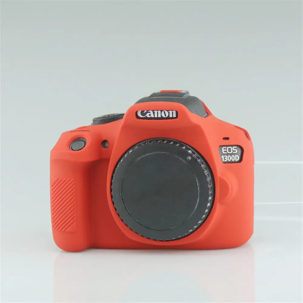 1300D Soft Silicone Armor Camera Body Case For Canon EOS 1300D 1500D 2000D Rebel T7 Kiss X90 Rubber Cover