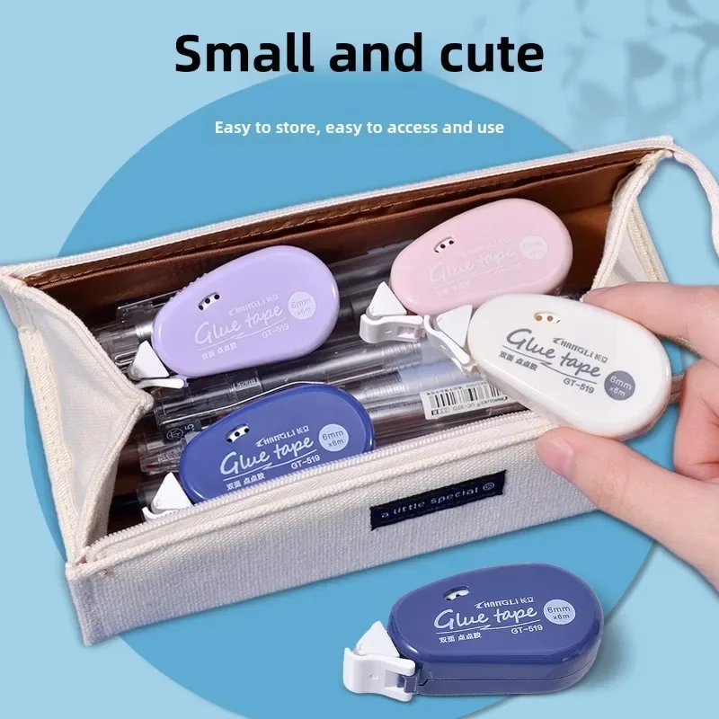 6 متر * 6 مللي متر لاصق على الوجهين النقاط شريط لاصق DIY بها بنفسك سكرابوكينغ ألبوم صور مجمعة لوازم مكتبية المدرسة الأسطوانة الشريط #5