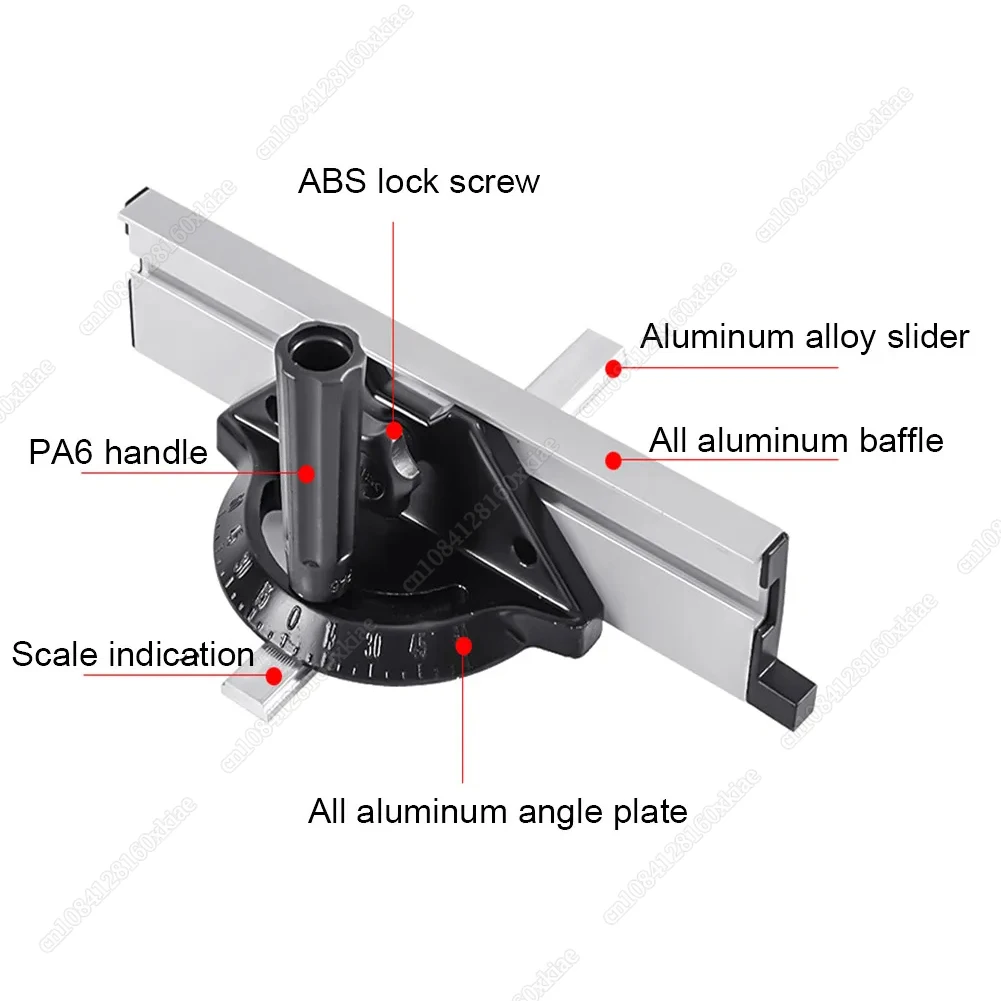 

Adjustable Angle Ruler Miter Gauge Replacement Table Saw Guide Miter Gauge Woodworking DIY Accessories Guide Ruler For Carpenter