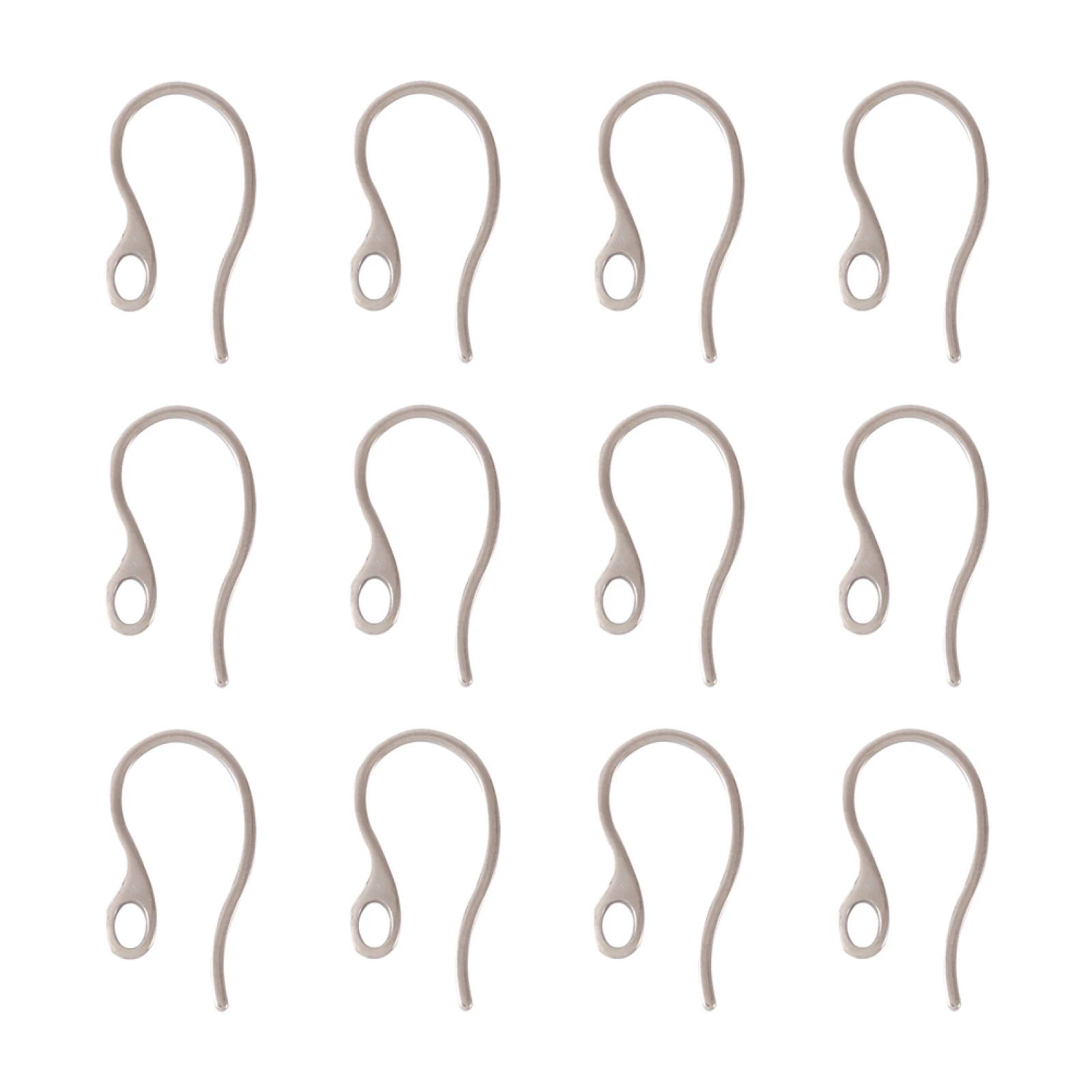 

100pcs 304 Stainless Steel Earring Hooks Ear Wire for Women Girl Diy Earring Findings Jewelry Making 22x11.5mm Gold/Silver Color