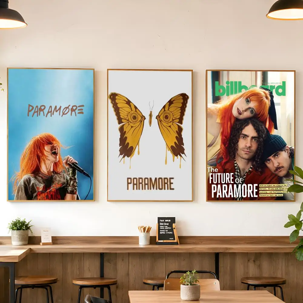 COOL Band P-Paramore Poster Matte Wall Peel And Stick Decor Bedroom Living Room Office Dorm Home