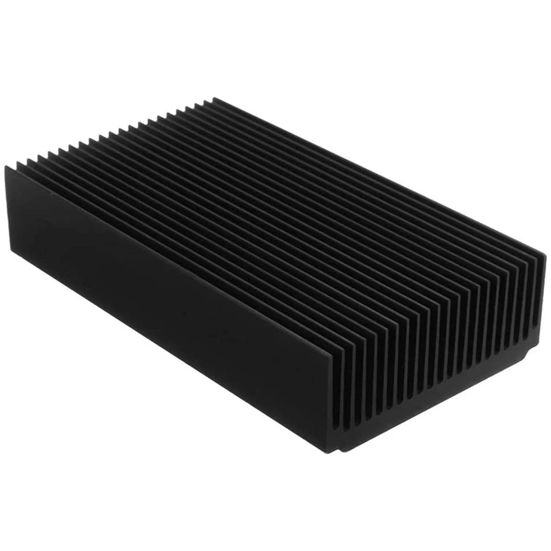 Aluminum Large Heatsink 4.72 x 2.72 x 1.06 Inch /120 x 69 x 27 mm Heat Sink Cooling Black Oxide Radiator 22 Fin