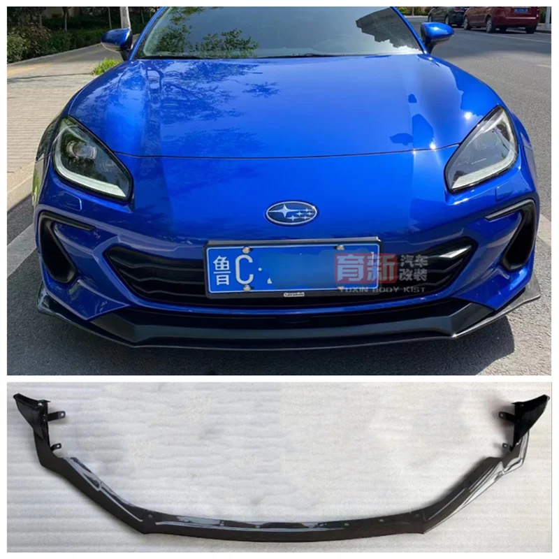 

Fits For Toyota GR86 Subaru BRZ 2021 2022 2023 High Quality Carbon Fiber Bumper Front Lip Splitter Diffuser Protector Cover