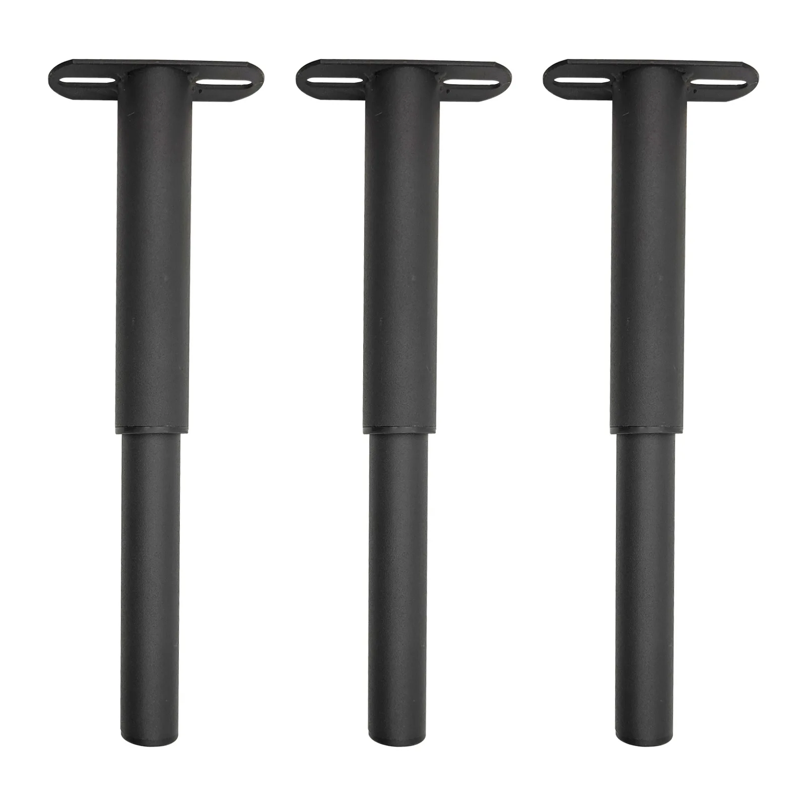 Oulylan Height 10-25cm Metal Furniture Legs Adjustable Coffee Table Feet for Bathroom Cabinet Dresser Bed Sofa Replacement Foot