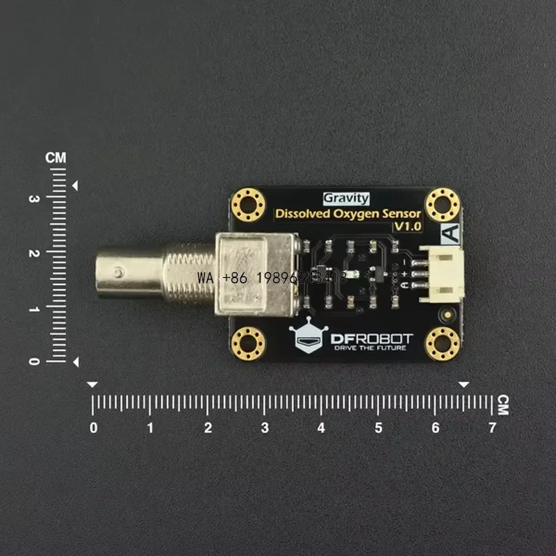 Wmwmnu for Arduino Dissolved Oxygen Sensor Module O2 Probe with Transmitter Board Water Quality for Aquatic Monitoring