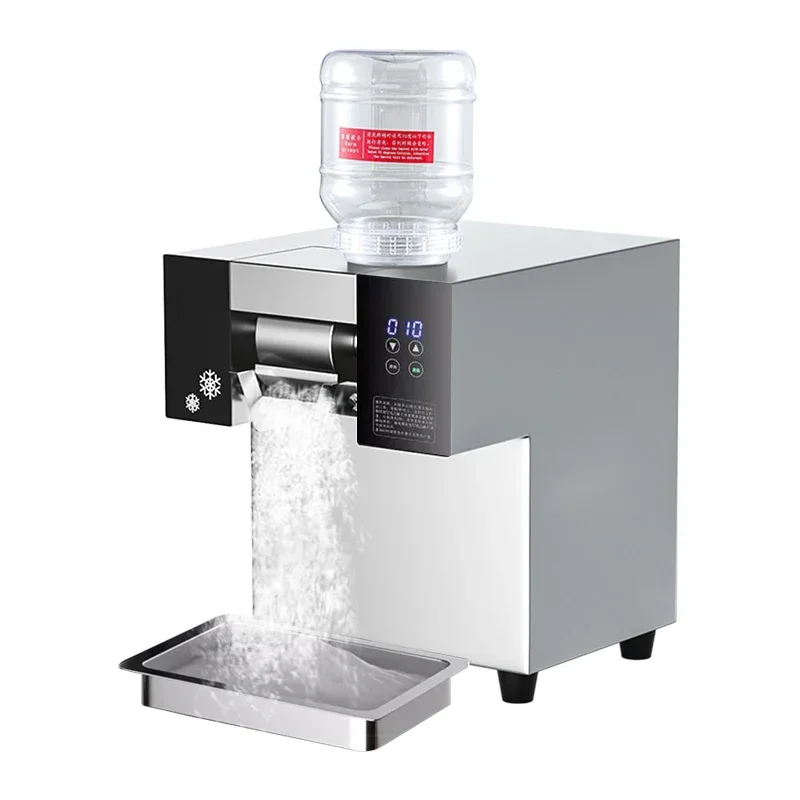 Capacità di riduzione del prezzo massiccio Macchina per il ghiaccio da neve coreana con scaglie Macchina per il ghiaccio da neve Bingsu automatica con raffreddamento ad aria per uso commerciale